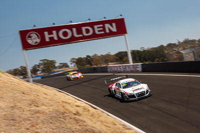 25;25;7-February-2014;Audi-R8-LMS-Ultra;Australia;Bathurst;Bathurst-12-Hour;Eric-Lux;Mark-Patterson;Markus-Winkelhock;NSW;New-South-Wales;United-Autosports;auto;endurance;motorsport;racing;wide-angle