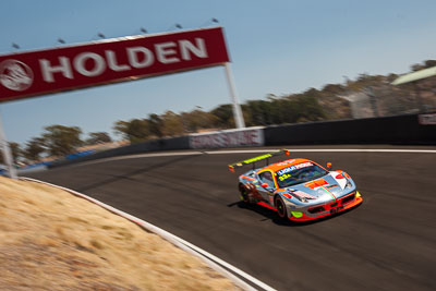 33;33;7-February-2014;Australia;Bathurst;Bathurst-12-Hour;Clearwater-Racing;Craig-Baird;Ferrari-458-Italia-GT3;Hiroshi-Hamaguchi;Matt-Griffin;Mok-Weng-Sun;NSW;New-South-Wales;auto;endurance;motorsport;racing;wide-angle