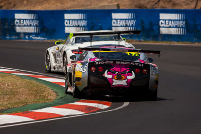 17;17;7-February-2014;Australia;Bathurst;Bathurst-12-Hour;Daniel-Gaunt;Ginetta-G50;Karl-Reindler;Mark-Griffiths;NSW;New-South-Wales;Spray-Booth-Services-Australia;auto;endurance;motorsport;racing;super-telephoto