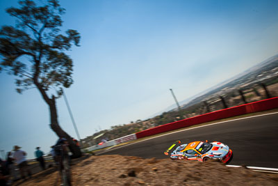 33;33;7-February-2014;Australia;Bathurst;Bathurst-12-Hour;Clearwater-Racing;Craig-Baird;Ferrari-458-Italia-GT3;Hiroshi-Hamaguchi;Matt-Griffin;Mok-Weng-Sun;NSW;New-South-Wales;auto;endurance;motorsport;racing;sky;wide-angle