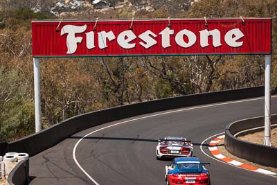 14;14;7-February-2014;Audi-R8-LMS;Australia;Bathurst;Bathurst-12-Hour;Kevin-Gleason;NSW;New-South-Wales;Oliver-Gavin;Richard-Meins;Rob-Huff;Rotek-Racing;auto;endurance;motorsport;racing;telephoto