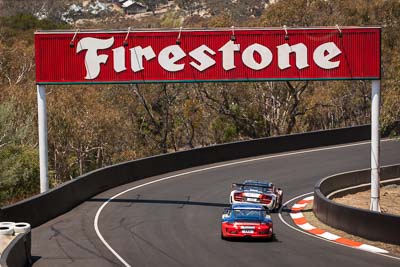 45;45;7-February-2014;Australia;Barton-Mawer;Bathurst;Bathurst-12-Hour;Duvashen-Padayachee;NSW;New-South-Wales;Porsche-997-GT3-Cup;Rencorp-Hyundai-Forklifts;Richard-Muscat;auto;endurance;motorsport;racing;telephoto