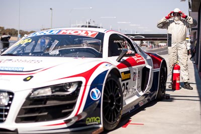 25;25;50mm;7-February-2014;Audi-R8-LMS-Ultra;Australia;Bathurst;Bathurst-12-Hour;Eric-Lux;Mark-Patterson;Markus-Winkelhock;NSW;New-South-Wales;United-Autosports;atmosphere;auto;endurance;motorsport;pitlane;racing