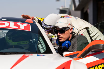 7-February-2014;Australia;Bathurst;Bathurst-12-Hour;NSW;New-South-Wales;Rob-Huff;Rotek-Racing;atmosphere;auto;endurance;motorsport;paddock;portrait;racing;telephoto