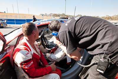 7-February-2014;Australia;Bathurst;Bathurst-12-Hour;Marc-Cini;NSW;Network-Clothing-Hallmarc;New-South-Wales;atmosphere;auto;endurance;motorsport;paddock;portrait;racing;wide-angle