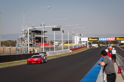 77;7-February-2014;77;AF-Corse;Australia;Bathurst;Bathurst-12-Hour;Ferrari-458-Italia-GT3;Marco-Cioci;Michele-Rugolo;NSW;New-South-Wales;Steve-Wyatt;auto;endurance;motorsport;racing;telephoto