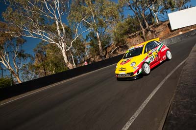 95;8-February-2014;Australia;Bathurst;Bathurst-12-Hour;Clyde-Campbell;Fiat-Abarth-500;Fiat-Abarth-Motorsport;Joshua-Dowling;NSW;New-South-Wales;Paul-Stokell;Toby-Hagon;auto;endurance;motorsport;racing;wide-angle