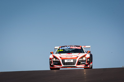 14;14;8-February-2014;Audi-R8-LMS;Australia;Bathurst;Bathurst-12-Hour;Kevin-Gleason;NSW;New-South-Wales;Oliver-Gavin;Richard-Meins;Rob-Huff;Rotek-Racing;auto;endurance;motorsport;racing;sky;super-telephoto