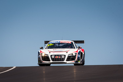 25;25;8-February-2014;Audi-R8-LMS-Ultra;Australia;Bathurst;Bathurst-12-Hour;Eric-Lux;Mark-Patterson;Markus-Winkelhock;NSW;New-South-Wales;United-Autosports;auto;endurance;motorsport;racing;sky;super-telephoto