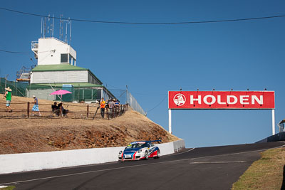 45;45;8-February-2014;Australia;Barton-Mawer;Bathurst;Bathurst-12-Hour;Duvashen-Padayachee;NSW;New-South-Wales;Porsche-997-GT3-Cup;Rencorp-Hyundai-Forklifts;Richard-Muscat;auto;endurance;motorsport;racing;sky;telephoto