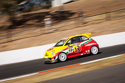 59;8-February-2014;Australia;Bathurst;Bathurst-12-Hour;Fiat-Abarth-500;Fiat-Abarth-Motorsport;Luke-Ellery;Matt-Campbell;Matt-Cherry;NSW;New-South-Wales;auto;endurance;motorsport;racing;telephoto