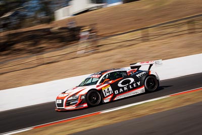 14;14;8-February-2014;Audi-R8-LMS;Australia;Bathurst;Bathurst-12-Hour;Kevin-Gleason;NSW;New-South-Wales;Oliver-Gavin;Richard-Meins;Rob-Huff;Rotek-Racing;auto;endurance;motorsport;racing;telephoto