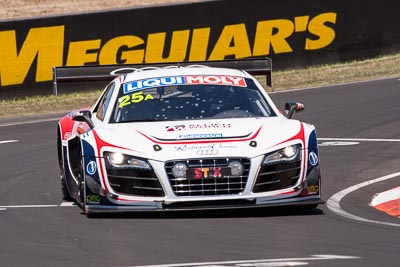 25;25;8-February-2014;Audi-R8-LMS-Ultra;Australia;Bathurst;Bathurst-12-Hour;Eric-Lux;Mark-Patterson;Markus-Winkelhock;NSW;New-South-Wales;United-Autosports;auto;endurance;motorsport;racing;super-telephoto