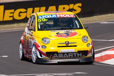 59;8-February-2014;Australia;Bathurst;Bathurst-12-Hour;Fiat-Abarth-500;Fiat-Abarth-Motorsport;Luke-Ellery;Matt-Campbell;Matt-Cherry;NSW;New-South-Wales;auto;endurance;motorsport;racing;super-telephoto