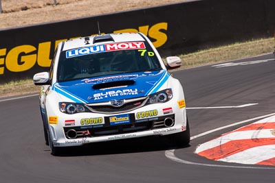 7;7;8-February-2014;Angus-Kennard;Australia;Bathurst;Bathurst-12-Hour;Dean-Herridge;John-ODowd;Maximum-Motorsport;NSW;New-South-Wales;Subaru-Impreza-WRX-STI;auto;endurance;motorsport;racing;super-telephoto