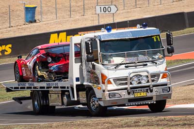 77;77;8-February-2014;AF-Corse;Australia;Bathurst;Bathurst-12-Hour;Ferrari-458-Italia-GT3;Marco-Cioci;Michele-Rugolo;NSW;New-South-Wales;Steve-Wyatt;auto;endurance;motorsport;racing;super-telephoto