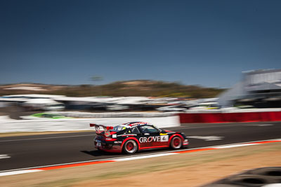 4;4;8-February-2014;Australia;Bathurst;Bathurst-12-Hour;Ben-Barker;Earl-Bamber;Grove-Motorsport;NSW;New-South-Wales;Porsche-997-GT3-Cup;Stephen-Grove;auto;endurance;motion-blur;motorsport;racing;sky;wide-angle