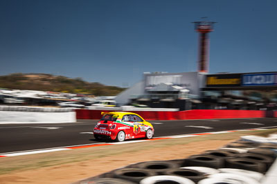 59;8-February-2014;Australia;Bathurst;Bathurst-12-Hour;Fiat-Abarth-500;Fiat-Abarth-Motorsport;Luke-Ellery;Matt-Campbell;Matt-Cherry;NSW;New-South-Wales;auto;endurance;motion-blur;motorsport;racing;sky;wide-angle