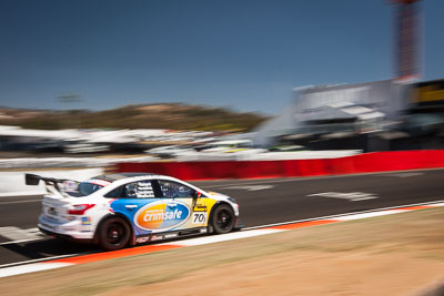 70;70;8-February-2014;Adam-Gowens;Australia;Bathurst;Bathurst-12-Hour;Garry-Jacobson;Grant-Denyer;MARC-Focus-GTC;NSW;New-South-Wales;auto;endurance;motion-blur;motorsport;racing;sky;wide-angle