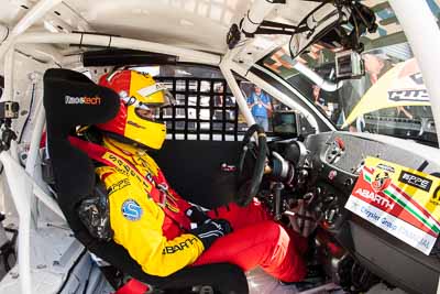 8-February-2014;Australia;Bathurst;Bathurst-12-Hour;Fiat-Abarth-Motorsport;NSW;New-South-Wales;atmosphere;auto;endurance;fisheye;motorsport;pitlane;portrait;racing