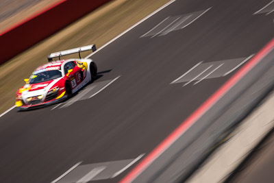 3;3;8-February-2014;Audi-R8-LMS-Ultra;Australia;Bathurst;Bathurst-12-Hour;Laurens-Vanthoor;NSW;New-South-Wales;Phoenix-Racing;Rahel-Frey;Rene-Rast;René-Rast;auto;endurance;motion-blur;motorsport;racing;telephoto