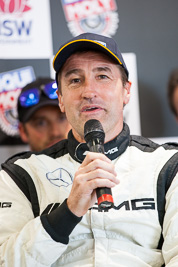 8-February-2014;Australia;Bathurst;Bathurst-12-Hour;Bernd-Schneider;Erebus-Motorsport;Erebus-Racing;NSW;New-South-Wales;atmosphere;auto;endurance;media-centre;motorsport;portrait;press-conference;racing;telephoto