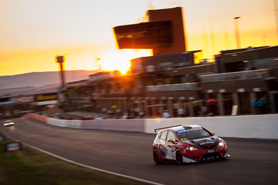 22;22;9-February-2014;Australia;Bathurst;Bathurst-12-Hour;GT-RadialRadio-Hauraki;Lewis-Scott;NSW;New-South-Wales;Richard-Billington;Seat-Leon-Supercopa;Stuart-Owers;auto;endurance;motion-blur;motorsport;racing;sunrise;telephoto