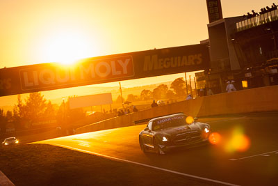 63;63;9-February-2014;Australia;Bathurst;Bathurst-12-Hour;Erebus-Motorsport;Erebus-Racing;Greg-Crick;Jack-LeBrocq;Mercedes‒Benz-SLS-AMG-GT3;NSW;New-South-Wales;Will-Davison;auto;endurance;motorsport;racing;sunrise;telephoto