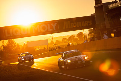 12;12;9-February-2014;Alex-Davison;Australia;Bathurst;Bathurst-12-Hour;Competition-Motorsports;David-Calvert‒Jones;NSW;New-South-Wales;Patrick-Long;Porsche-997-GT3-Cup;auto;endurance;motorsport;racing;sunrise;telephoto