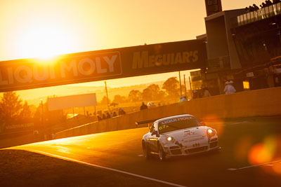 67;67;9-February-2014;Australia;Bathurst;Bathurst-12-Hour;Jeff-Lowrey;Jonathan-Venter;Motorsport-Services;NSW;New-South-Wales;Porsche-997-GT3-Cup;Tony-Richards;auto;endurance;motorsport;racing;sunrise;telephoto