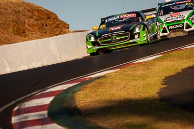 63;63;9-February-2014;Australia;Bathurst;Bathurst-12-Hour;Erebus-Motorsport;Erebus-Racing;Greg-Crick;Jack-LeBrocq;Mercedes‒Benz-SLS-AMG-GT3;NSW;New-South-Wales;Will-Davison;auto;endurance;motorsport;racing;super-telephoto