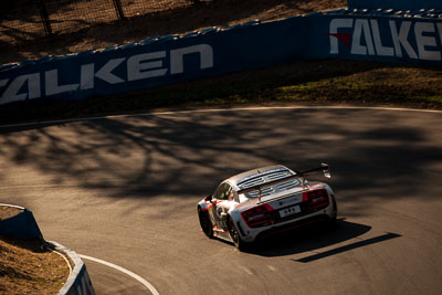 14;14;9-February-2014;Audi-R8-LMS;Australia;Bathurst;Bathurst-12-Hour;Kevin-Gleason;NSW;New-South-Wales;Oliver-Gavin;Richard-Meins;Rob-Huff;Rotek-Racing;auto;endurance;motorsport;racing;telephoto