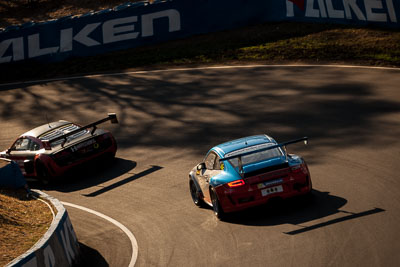 45;45;9-February-2014;Australia;Barton-Mawer;Bathurst;Bathurst-12-Hour;Duvashen-Padayachee;NSW;New-South-Wales;Porsche-997-GT3-Cup;Rencorp-Hyundai-Forklifts;Richard-Muscat;auto;endurance;motorsport;racing;telephoto