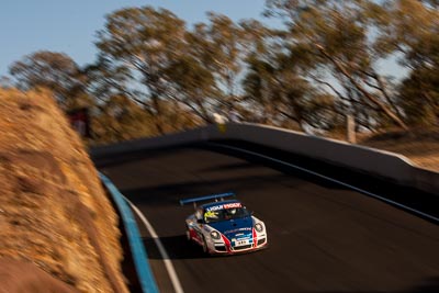 45;45;9-February-2014;Australia;Barton-Mawer;Bathurst;Bathurst-12-Hour;Duvashen-Padayachee;NSW;New-South-Wales;Porsche-997-GT3-Cup;Rencorp-Hyundai-Forklifts;Richard-Muscat;auto;endurance;motion-blur;motorsport;racing;telephoto