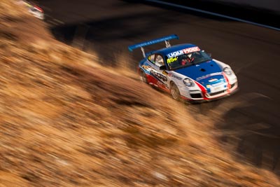 45;45;9-February-2014;Australia;Barton-Mawer;Bathurst;Bathurst-12-Hour;Duvashen-Padayachee;NSW;New-South-Wales;Porsche-997-GT3-Cup;Rencorp-Hyundai-Forklifts;Richard-Muscat;auto;endurance;motion-blur;motorsport;racing;telephoto