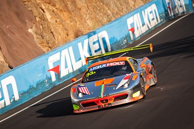 33;33;9-February-2014;Australia;Bathurst;Bathurst-12-Hour;Clearwater-Racing;Craig-Baird;Ferrari-458-Italia-GT3;Hiroshi-Hamaguchi;Matt-Griffin;Mok-Weng-Sun;NSW;New-South-Wales;auto;endurance;motorsport;racing;super-telephoto