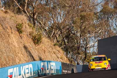 96;9-February-2014;Australia;Bathurst;Bathurst-12-Hour;Fiat-Abarth-500;Fiat-Abarth-Motorsport;Gregory-Hede;Luke-Youlden;Mike-Sinclair;NSW;New-South-Wales;Paul-Gover;auto;endurance;motorsport;racing;super-telephoto