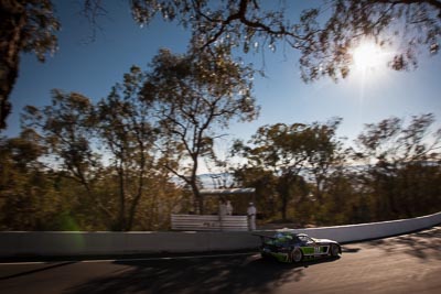 63;63;9-February-2014;Australia;Bathurst;Bathurst-12-Hour;Erebus-Motorsport;Erebus-Racing;Greg-Crick;Jack-LeBrocq;Mercedes‒Benz-SLS-AMG-GT3;NSW;New-South-Wales;Will-Davison;auto;endurance;motorsport;racing;sky;sun;wide-angle