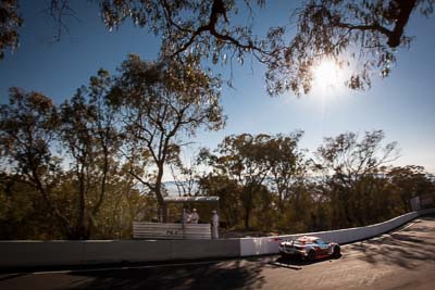 33;33;9-February-2014;Australia;Bathurst;Bathurst-12-Hour;Clearwater-Racing;Craig-Baird;Ferrari-458-Italia-GT3;Hiroshi-Hamaguchi;Matt-Griffin;Mok-Weng-Sun;NSW;New-South-Wales;Topshot;auto;endurance;motorsport;racing;sky;sun;wide-angle