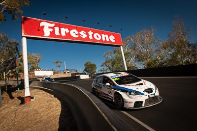 66;9-February-2014;Australia;Bathurst;Bathurst-12-Hour;Danny-Stutterd;Guy-Stewart;Michael-Driver;Motorsport-Services;NSW;New-South-Wales;Seat-Leon-Supercopa;auto;endurance;motorsport;racing;wide-angle