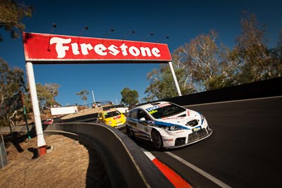 66;9-February-2014;Australia;Bathurst;Bathurst-12-Hour;Danny-Stutterd;Guy-Stewart;Michael-Driver;Motorsport-Services;NSW;New-South-Wales;Seat-Leon-Supercopa;auto;endurance;motorsport;racing;wide-angle