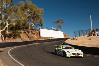 84;9-February-2014;Australia;Bathurst;Bathurst-12-Hour;HTP-Motorsport;Harold-Primat;Maximilian-Buhk;Mercedes‒Benz-SLS-AMG-GT3;NSW;New-South-Wales;Thomas-Jaeger;Thomas-Jäger;auto;endurance;motorsport;racing;sky;wide-angle