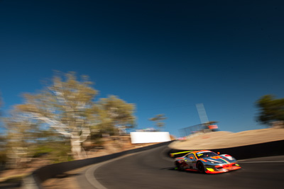 33;33;9-February-2014;Australia;Bathurst;Bathurst-12-Hour;Clearwater-Racing;Craig-Baird;Ferrari-458-Italia-GT3;Hiroshi-Hamaguchi;Matt-Griffin;Mok-Weng-Sun;NSW;New-South-Wales;auto;endurance;motion-blur;motorsport;racing;sky;wide-angle