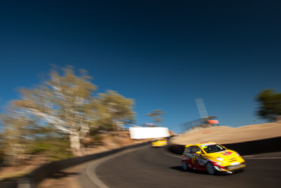 95;9-February-2014;Australia;Bathurst;Bathurst-12-Hour;Clyde-Campbell;Fiat-Abarth-500;Fiat-Abarth-Motorsport;Joshua-Dowling;NSW;New-South-Wales;Paul-Stokell;Toby-Hagon;auto;endurance;motion-blur;motorsport;racing;sky;wide-angle