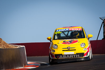 96;9-February-2014;Australia;Bathurst;Bathurst-12-Hour;Fiat-Abarth-500;Fiat-Abarth-Motorsport;Gregory-Hede;Luke-Youlden;Mike-Sinclair;NSW;New-South-Wales;Paul-Gover;auto;endurance;motorsport;racing;super-telephoto