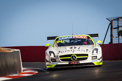 84;9-February-2014;Australia;Bathurst;Bathurst-12-Hour;HTP-Motorsport;Harold-Primat;Maximilian-Buhk;Mercedes‒Benz-SLS-AMG-GT3;NSW;New-South-Wales;Thomas-Jaeger;Thomas-Jäger;auto;endurance;motorsport;racing;super-telephoto