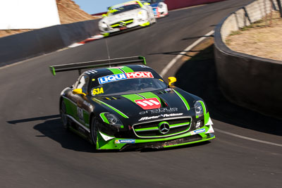 63;63;9-February-2014;Australia;Bathurst;Bathurst-12-Hour;Erebus-Motorsport;Erebus-Racing;Greg-Crick;Jack-LeBrocq;Mercedes‒Benz-SLS-AMG-GT3;NSW;New-South-Wales;Will-Davison;auto;endurance;motorsport;racing;telephoto