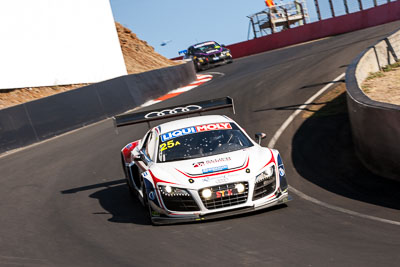 25;25;9-February-2014;Audi-R8-LMS-Ultra;Australia;Bathurst;Bathurst-12-Hour;Eric-Lux;Mark-Patterson;Markus-Winkelhock;NSW;New-South-Wales;United-Autosports;auto;endurance;motorsport;racing;telephoto