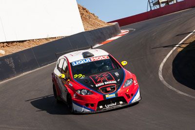 22;22;9-February-2014;Australia;Bathurst;Bathurst-12-Hour;GT-RadialRadio-Hauraki;Lewis-Scott;NSW;New-South-Wales;Richard-Billington;Seat-Leon-Supercopa;Stuart-Owers;auto;endurance;motorsport;racing;telephoto