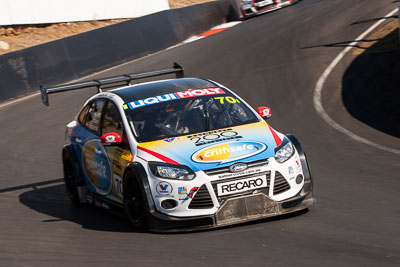 70;70;9-February-2014;Adam-Gowens;Australia;Bathurst;Bathurst-12-Hour;Garry-Jacobson;Grant-Denyer;MARC-Focus-GTC;NSW;New-South-Wales;auto;endurance;motorsport;racing;telephoto